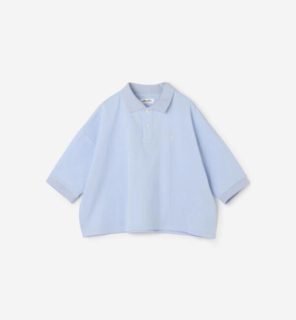 ジムフレックス　Gymphlex ポリエステル鹿の子 ポロシャツ　サックス