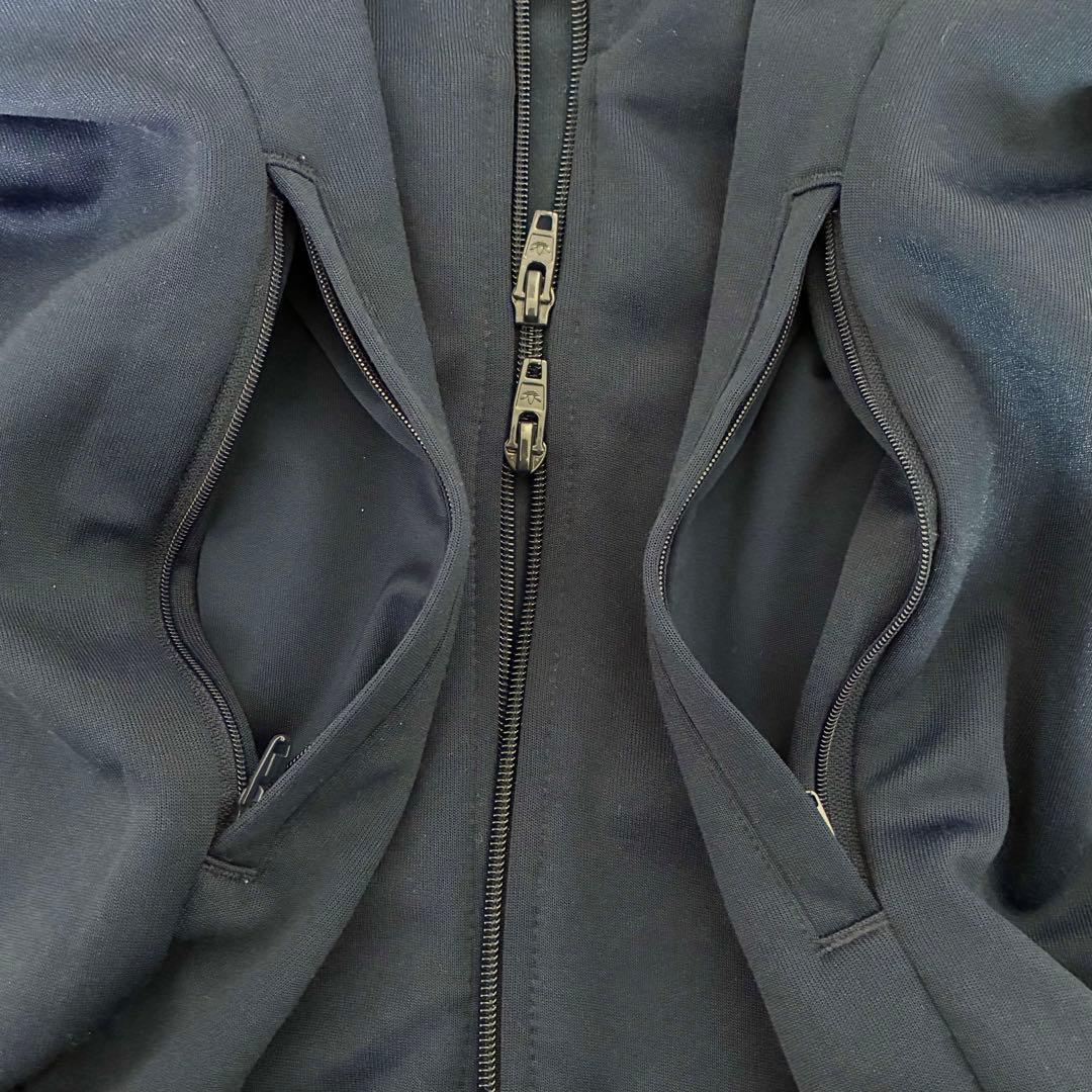 【概ね美品】アディダス オリジナルス スーパースター　トラックトップ 　紺　M
