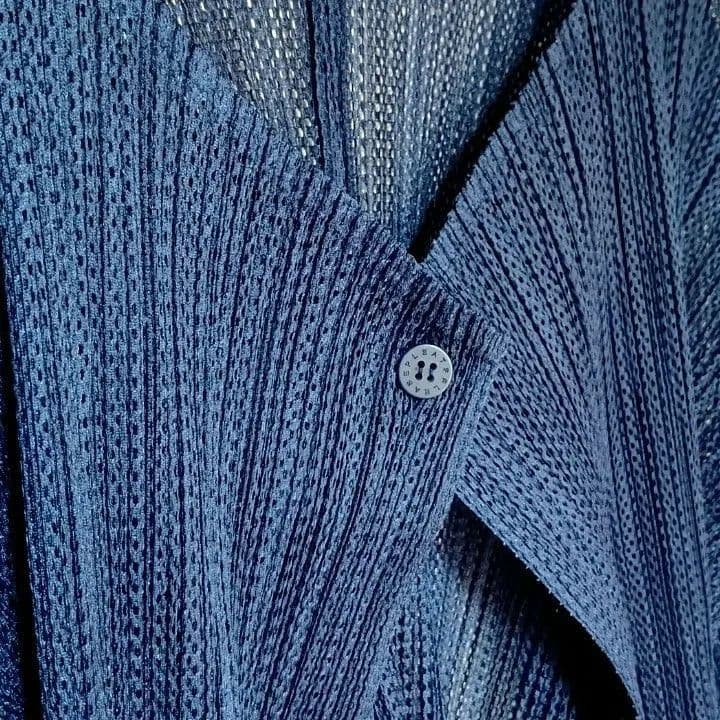 美品✳️PLEATS PLEASE 七分丈カーディガン ブラウス イッセイミヤケ