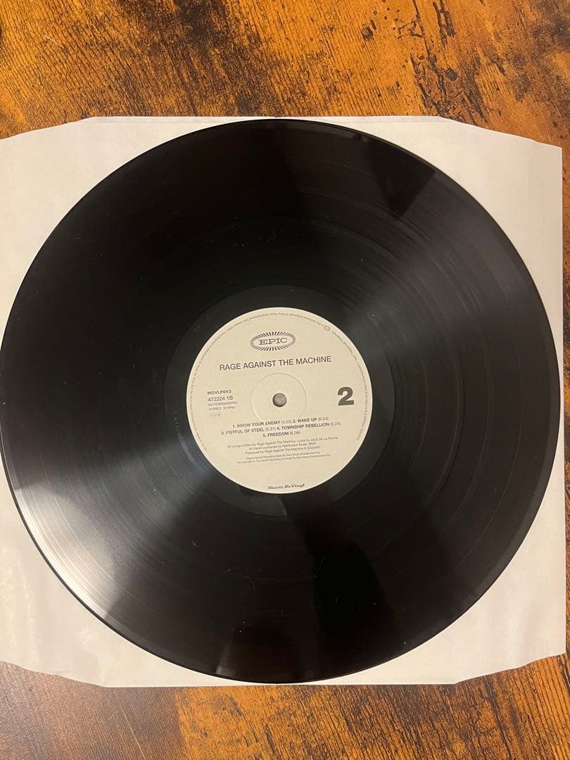 rage against the machine レコード EU重量盤