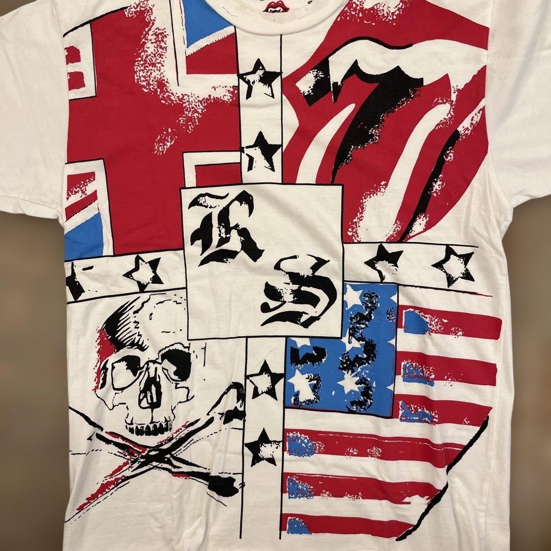 ブディストパンク　ダメージ加工　Tシャツ ストーンズ　キムタク