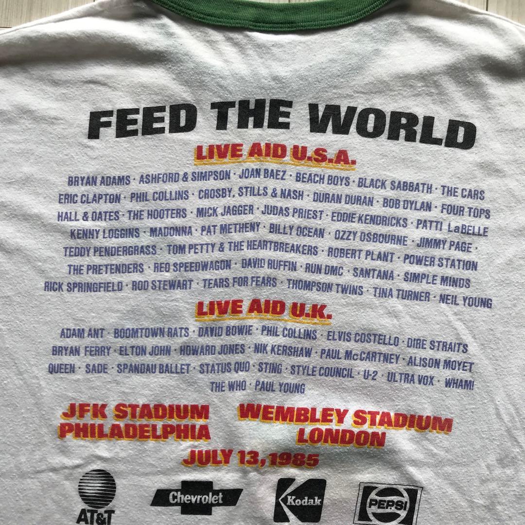 541 LIVE AID ライブエイド 1985年製ヴィンテージ Tシャツ