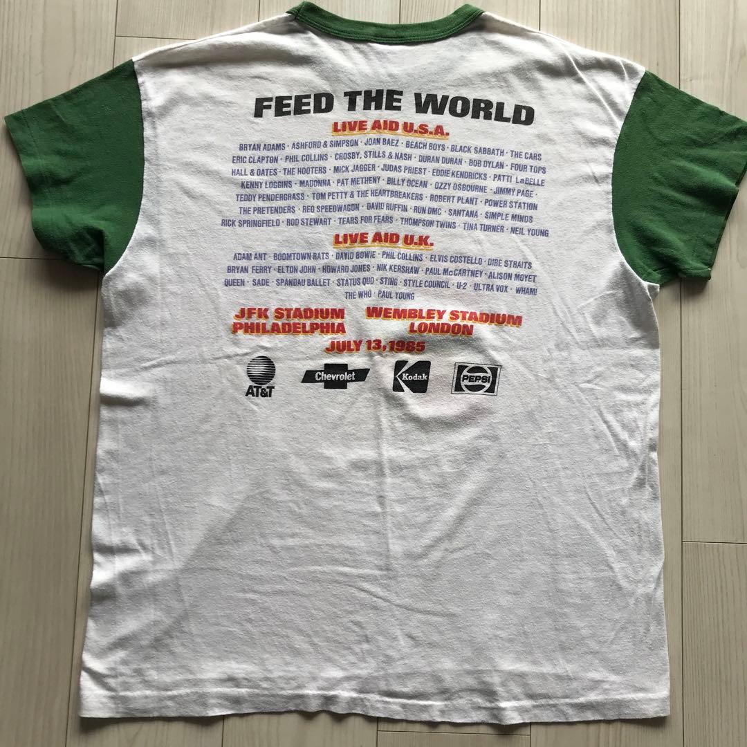 541 LIVE AID ライブエイド 1985年製ヴィンテージ Tシャツ