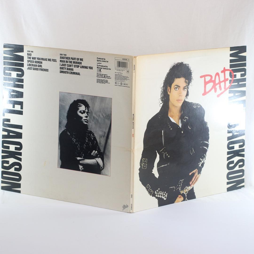 英LP Michael Jackson Bad UKオリジ マイケルジャクソン