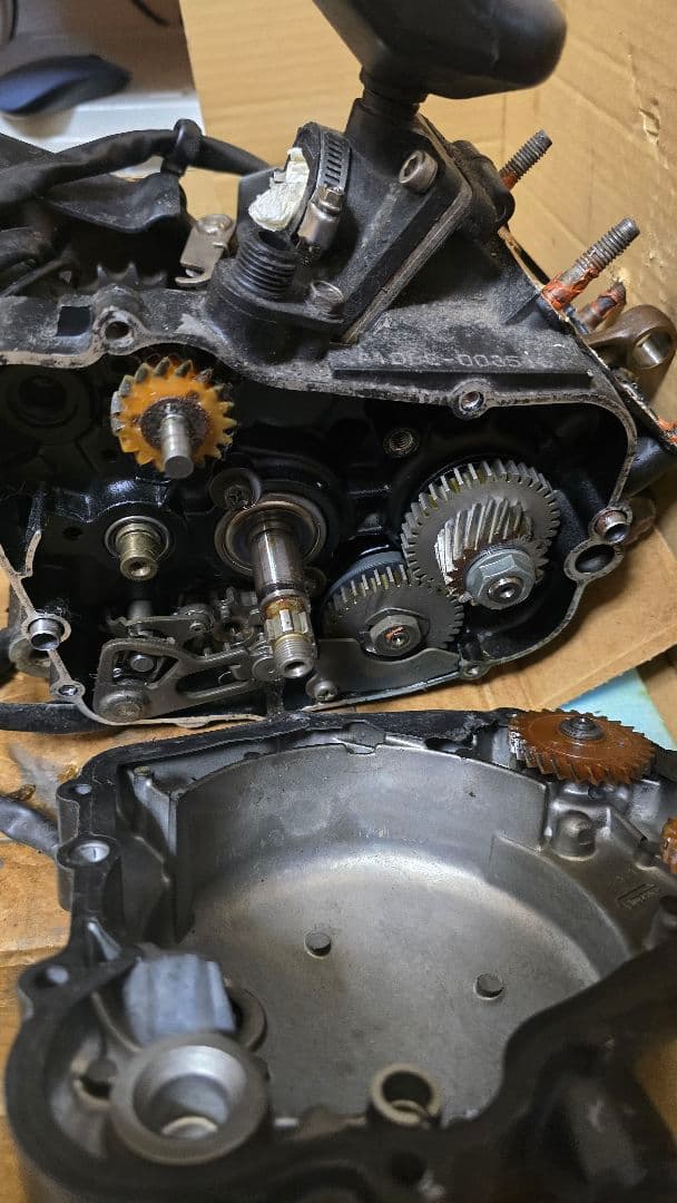 限界値下げRZ50 tzr50r 4euエンジン部品取りジャンク品