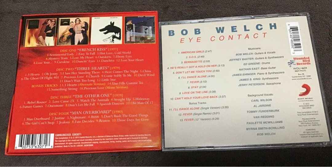 5CD❣️ボブ・ウェルチ Bob Welch １〜4th＆Eye Contact