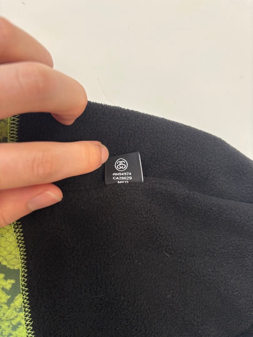 stussy スカルキャップ　ビーニー　パイソン　フリース