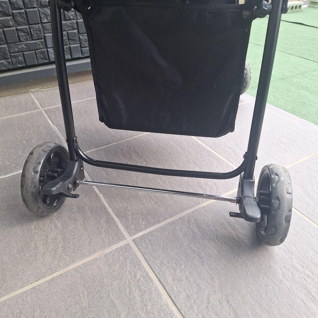 土日祝限定値下げ】ペットカート 犬用 グレー 折りたたみ 前輪360度回転 美品