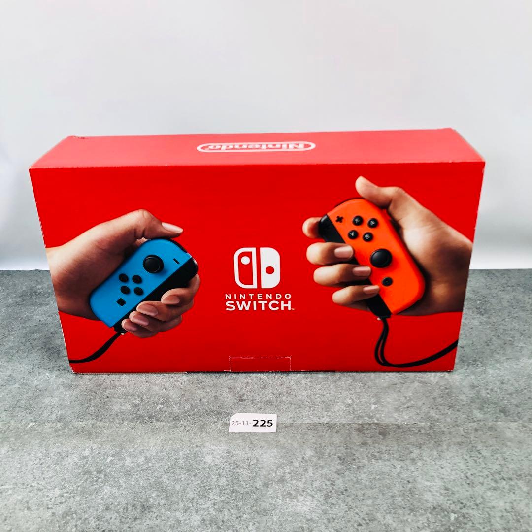 【美品】 バッテリー強化版 Nintendo Switch 本体 ブルー レッド