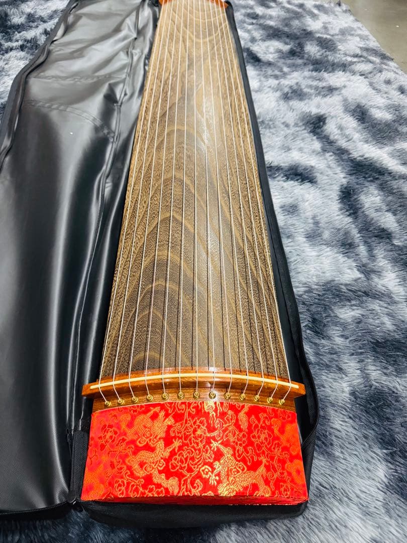 お琴　箏 13弦 和楽器 木製　185cm カバー付き