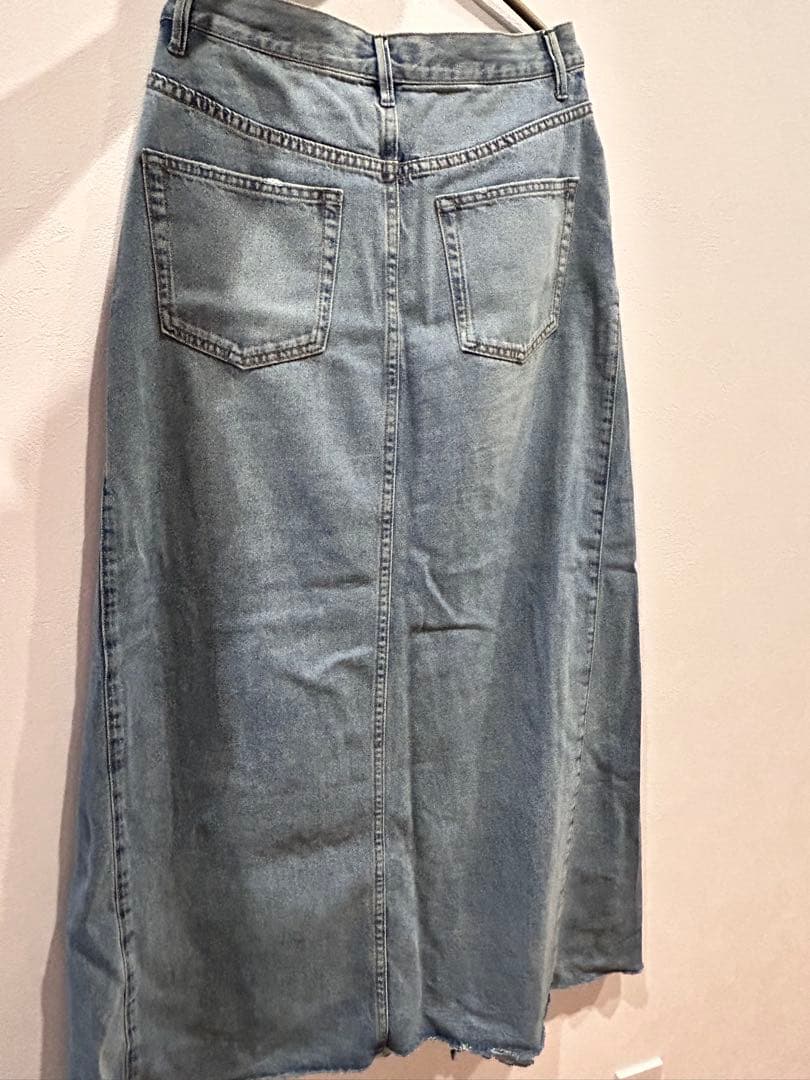 relume＊9oz C/R ジョイント　デニムスカート　ロング丈　美品