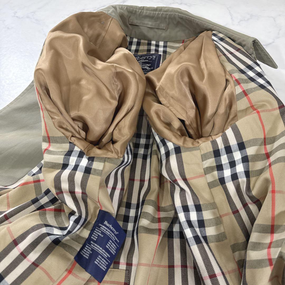BURBERRY バーバリーズ トレンチコート ノバチェック カーキ ダブル