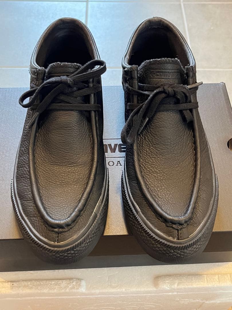 靴 CONVERSE CS MOCASSINS SK LE OX BLACK