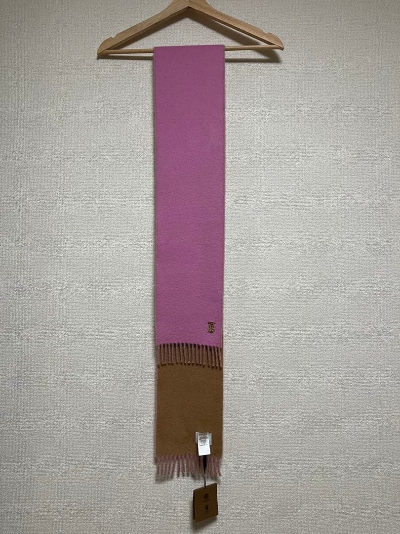 BURBERRY　バーバリー　マフラー　カシミア100％　タグ付き未使用品