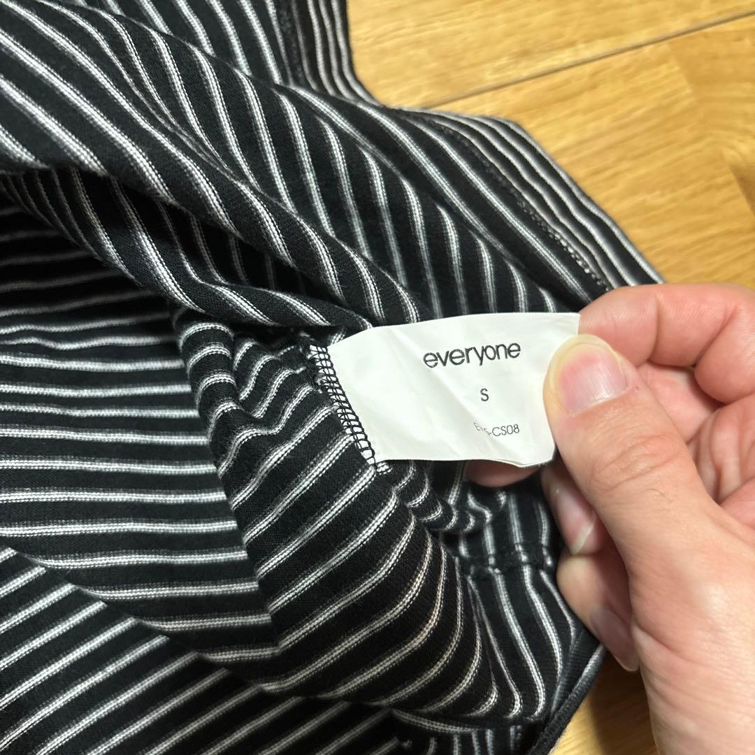 everyone border short sleeve tee ボーダー Ｓ