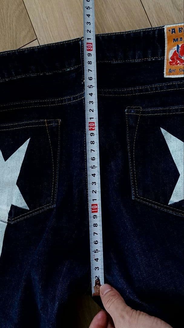 早い者勝ち A BATHING APE BAPE STA Denim Pants