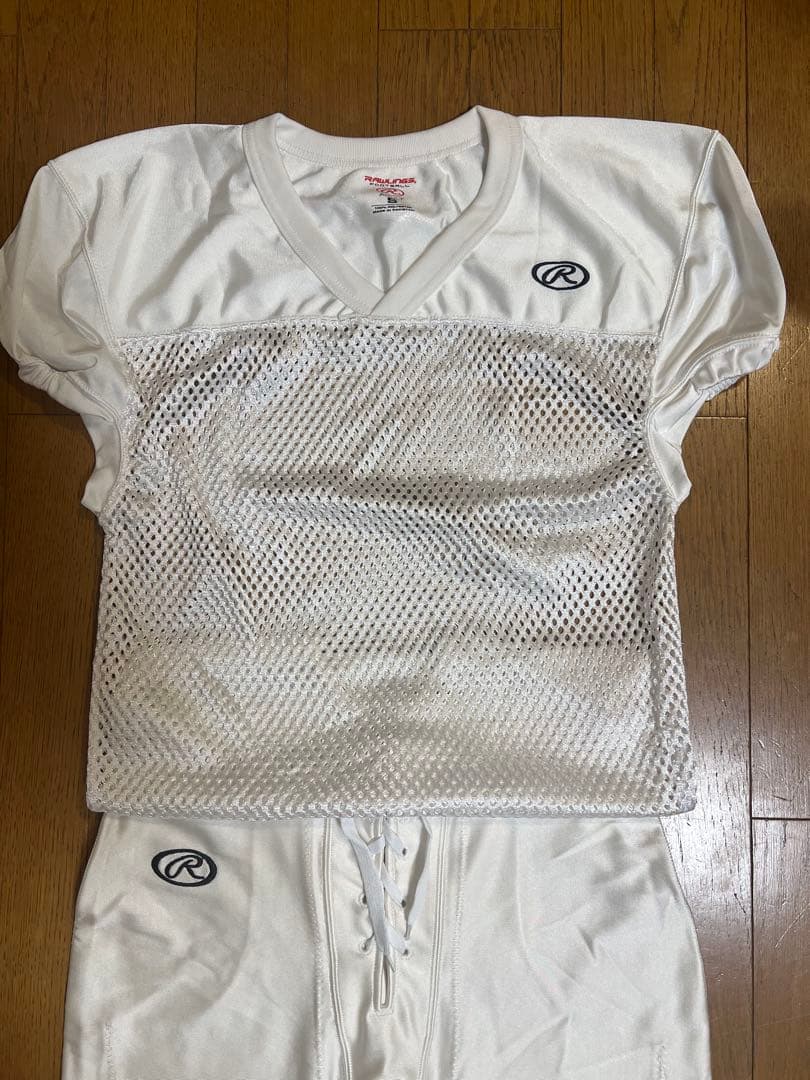 ★美品★ローリングス アメフト 練習着 上下セット Sサイズ 白