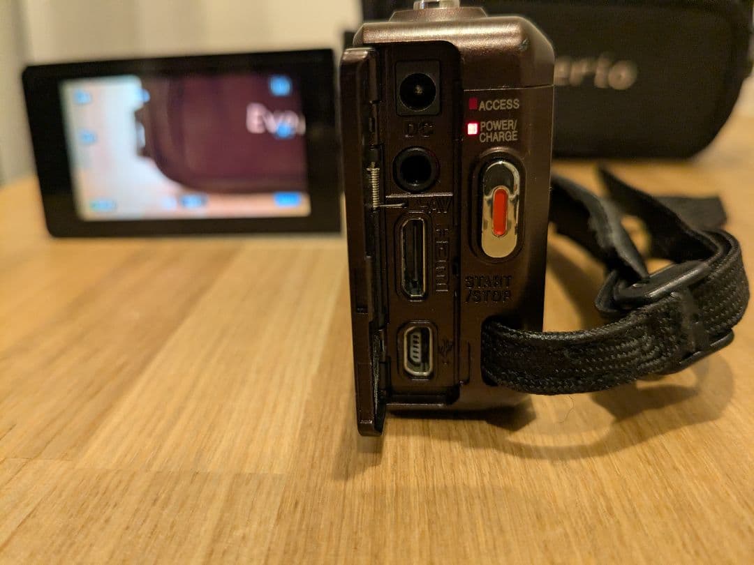 【動作確認済】JVC Everio GZ-V570 ブラウンF1.2明るいレンズ