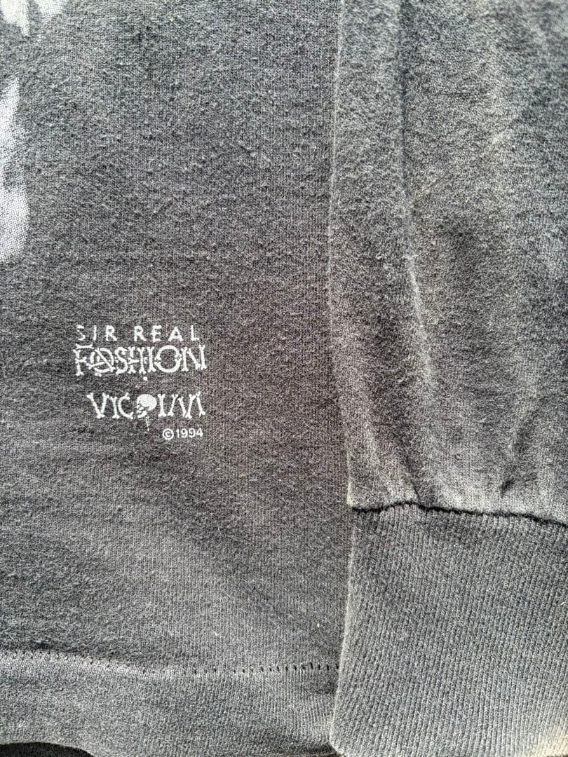 90s FASHION VICTIM スカル SIR REAL ロンT USA製