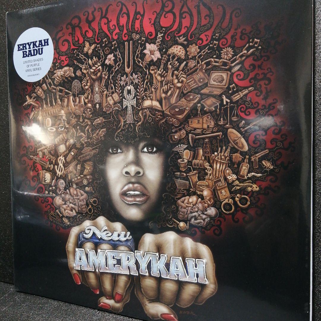 【限定パプ―ルカラー2枚組】 ERYKAH BADU NEW AMERYKAH