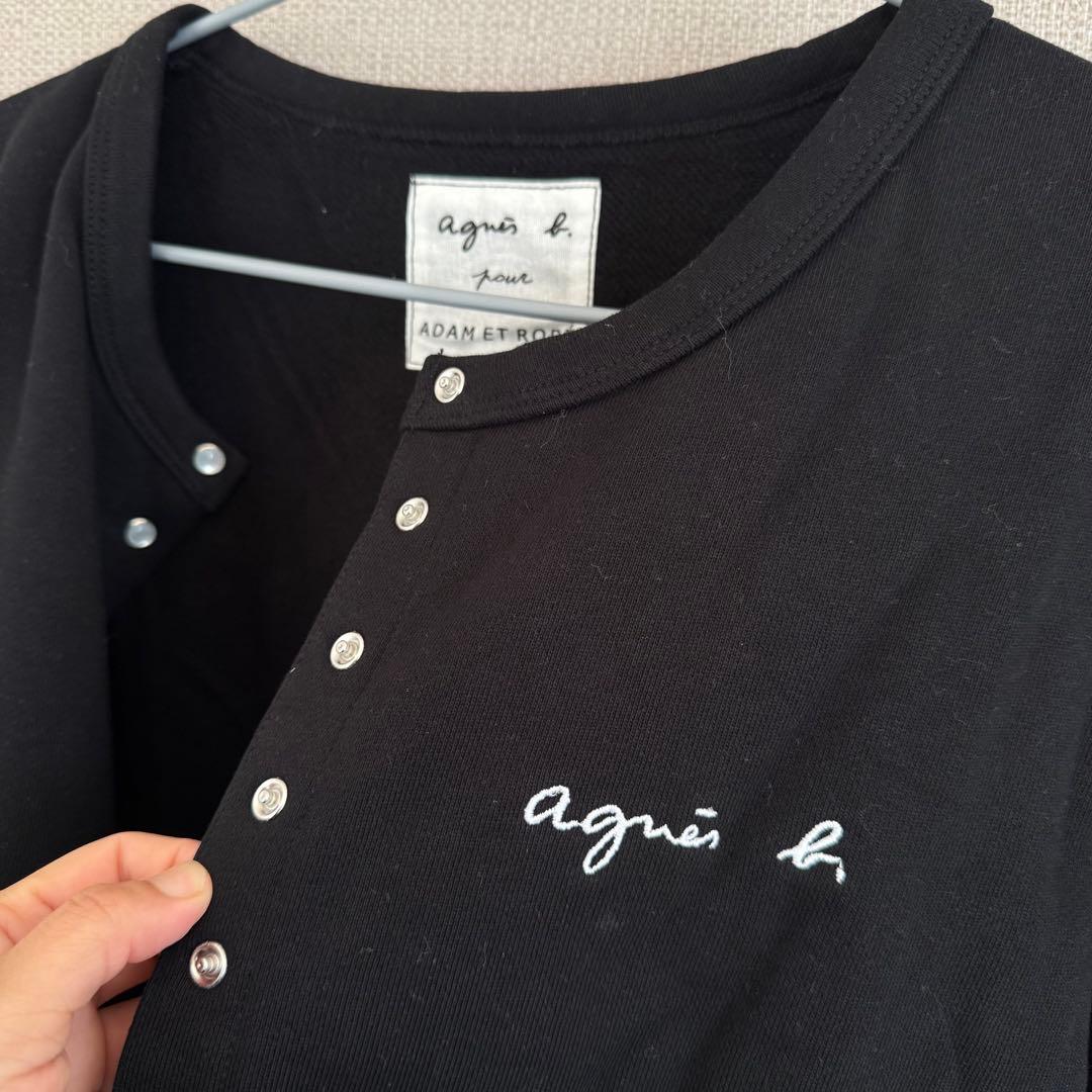agnes b.× ADAM ET ROPE裏起毛 カーディガン