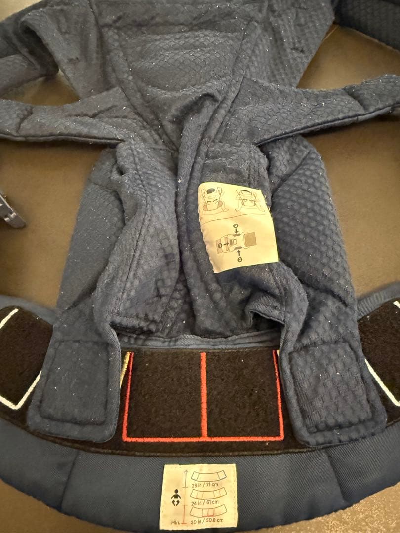 エルゴ　抱っこ紐 ネイビー　0〜4years
