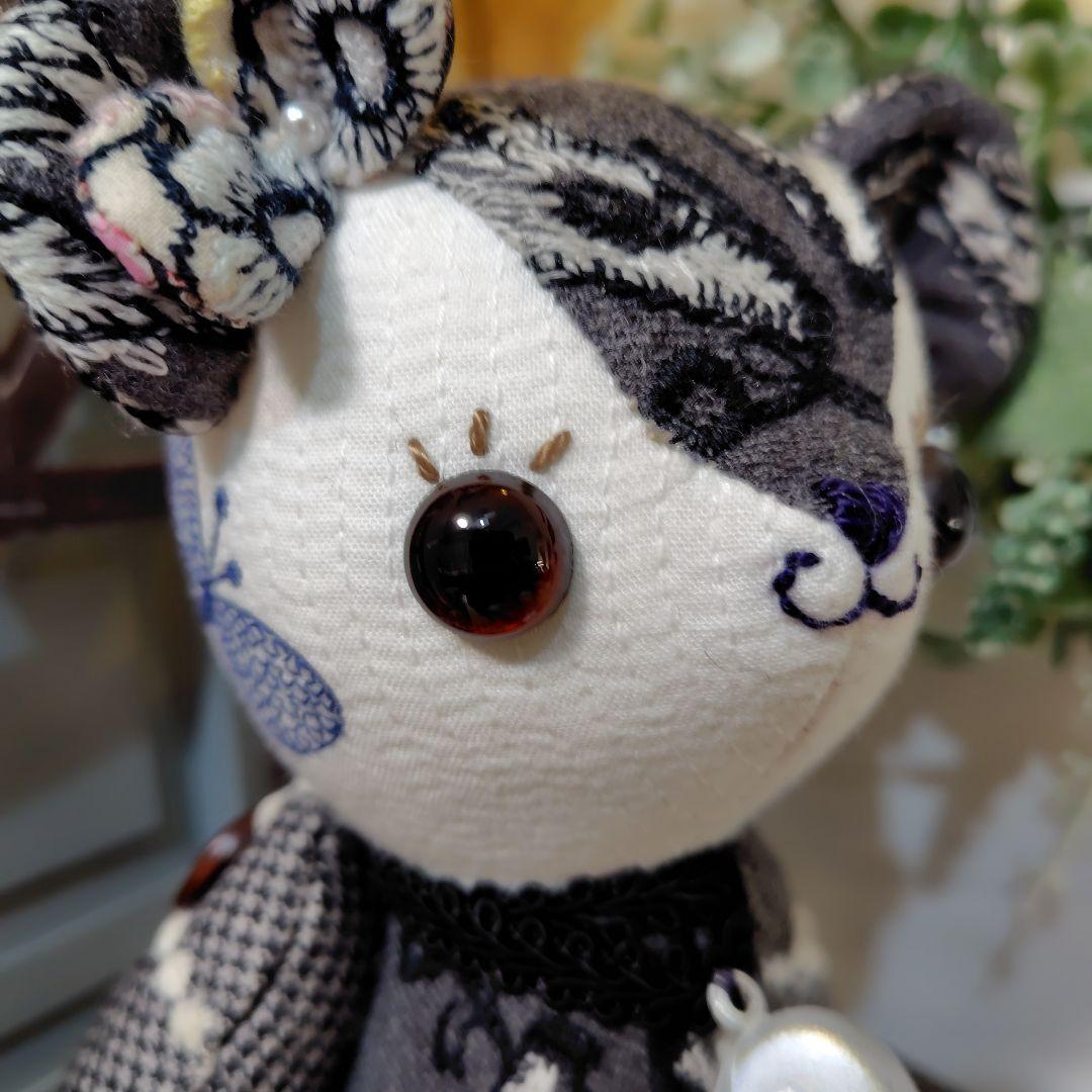 梅*様 【オークションです】ミナペルホネン＊ハンドメイド＊ぬいぐるみ＊テディベア