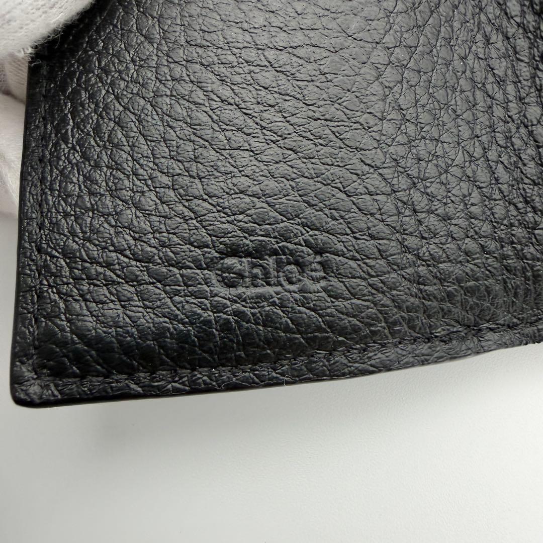 クロエ Chloé 三つ折り財布 コンパクトゴールド金具 美品