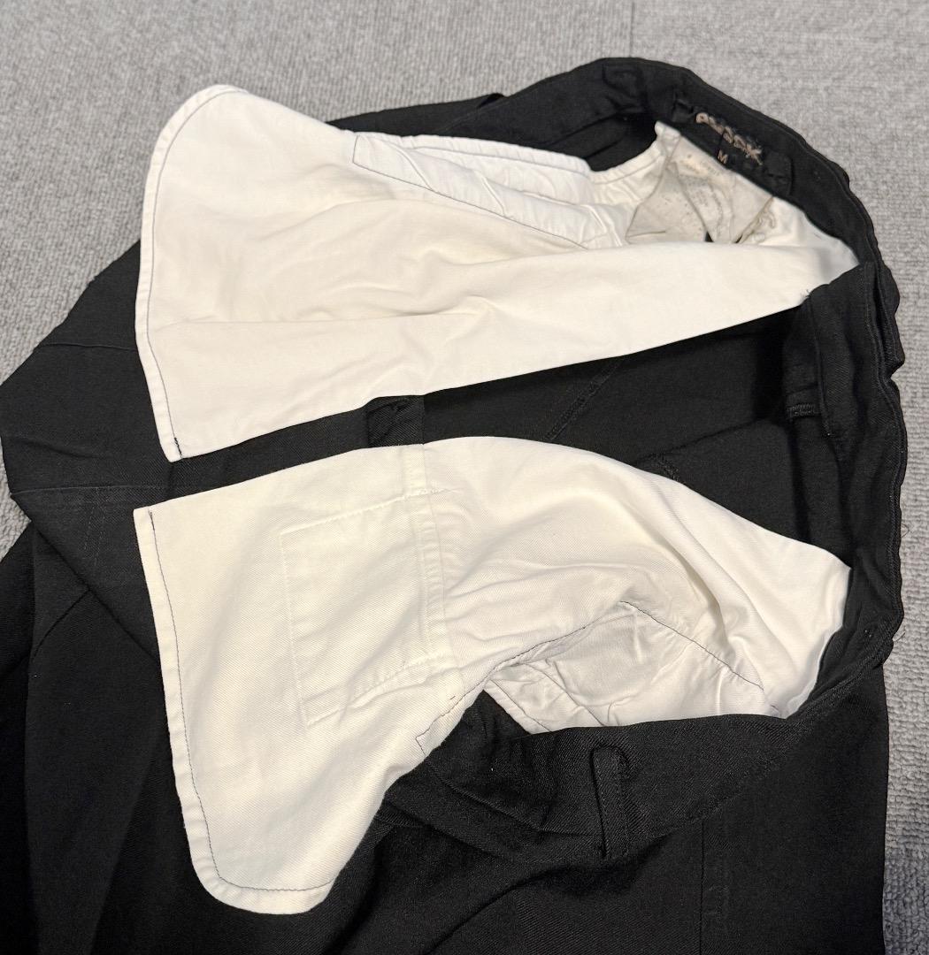 ポリ縮絨 サルエルパンツ M BLACK COMME des GARÇONS
