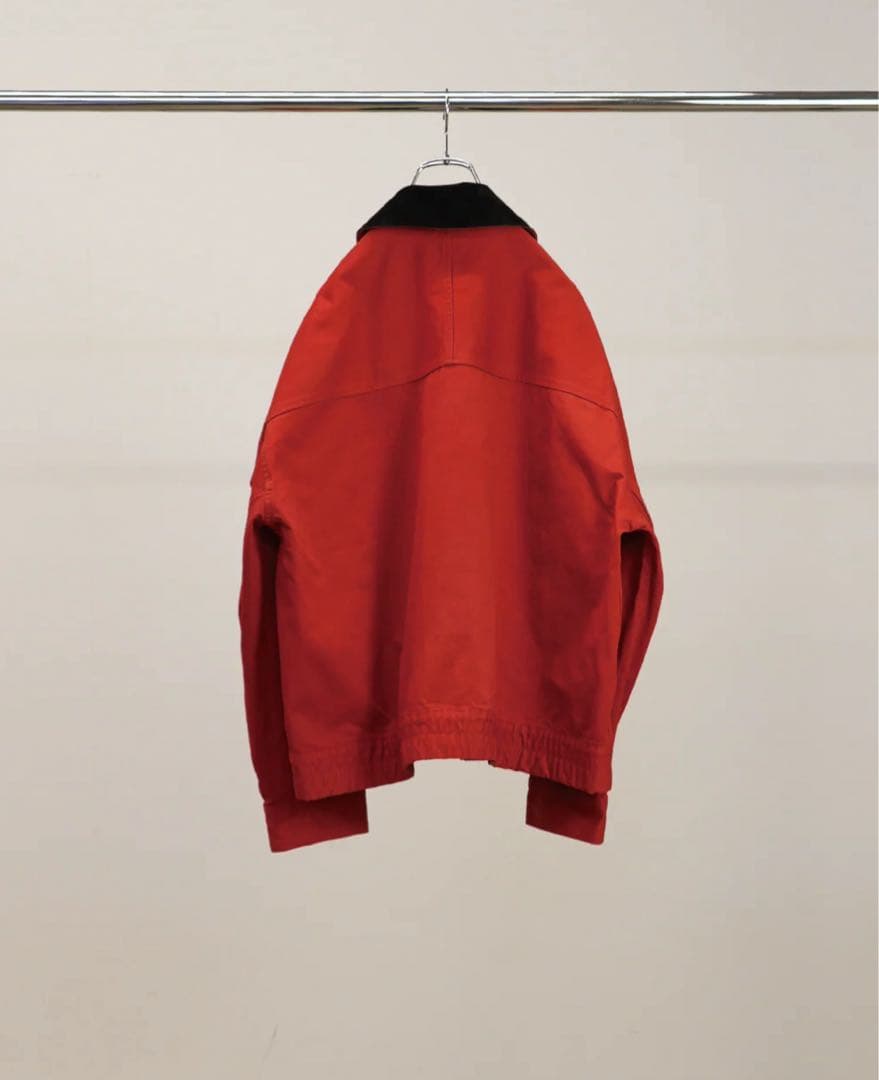【定価以下】 ANCELLM 26ss ZIP BLOUSON REDサイズ1