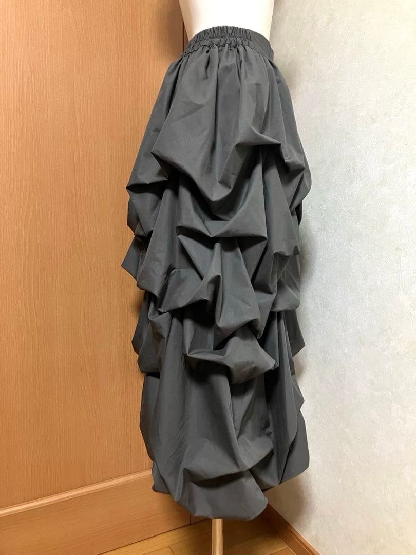 【美品✨️】Olu. ランダムピックスカート／グレー サイズ0