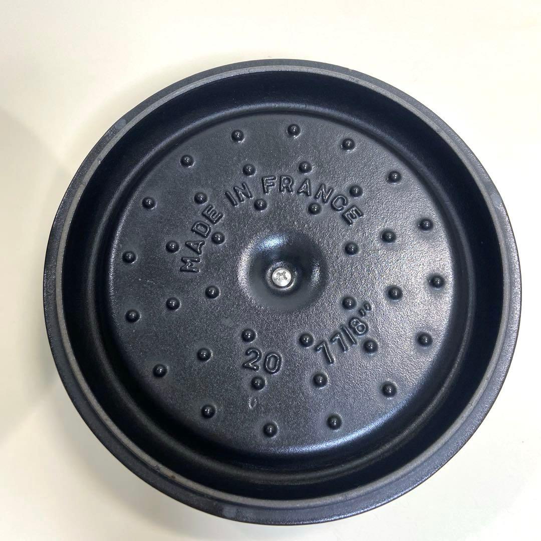 【美品】STAUBストウブピコ・ココット ラウンド 20cm