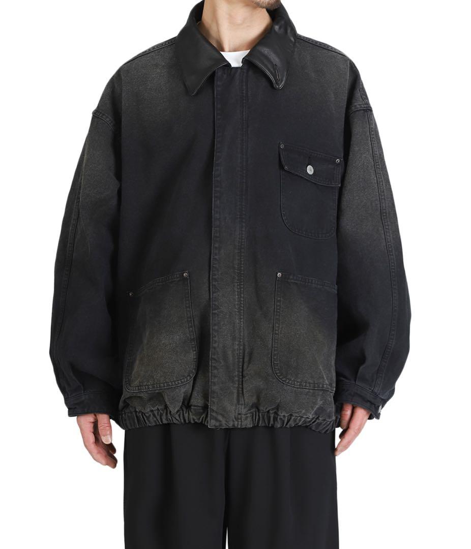 SULFUR DYED OXFORD VINTAGE JACKET サイズS