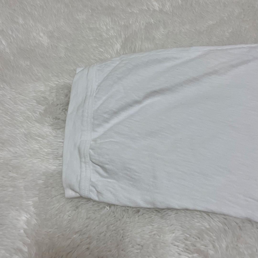 45R 度詰天竺のドルマンTシャツ ホワイト