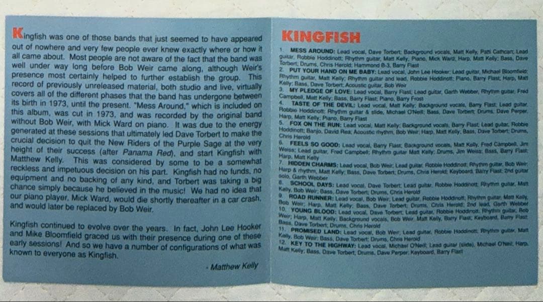 KINGFISH / キングフィッシュ / STUDIO & LIVE CUTS