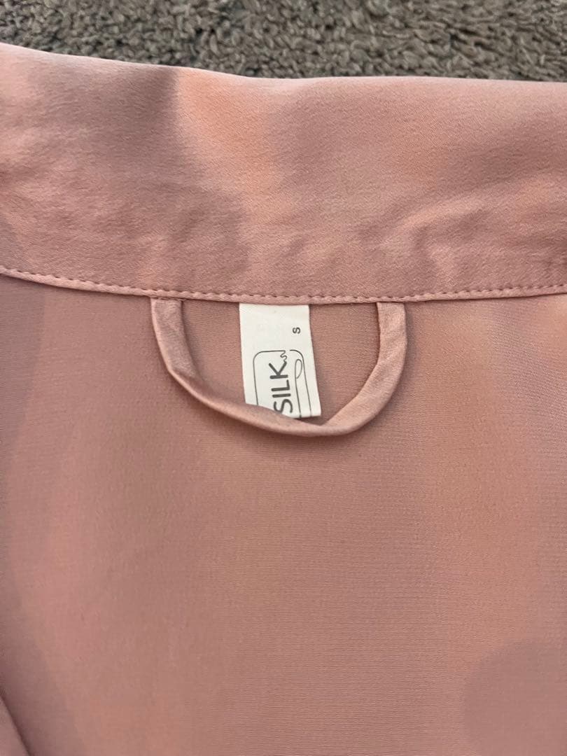 LILY SILK シルクパジャマセット 22匁 ピンク