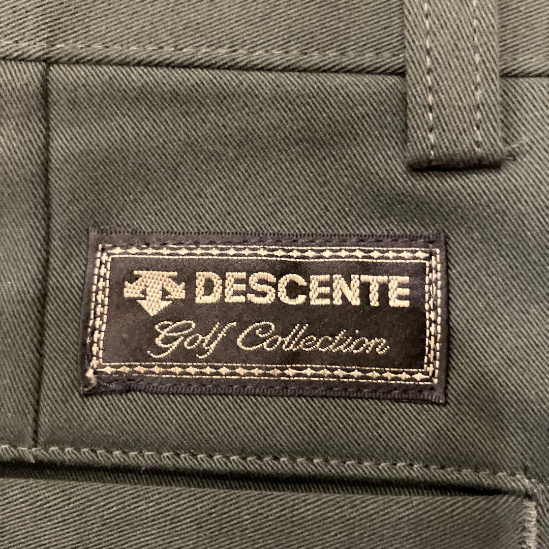 DESCENTE GOLF メンズパンツ グリーン　濃いめ
