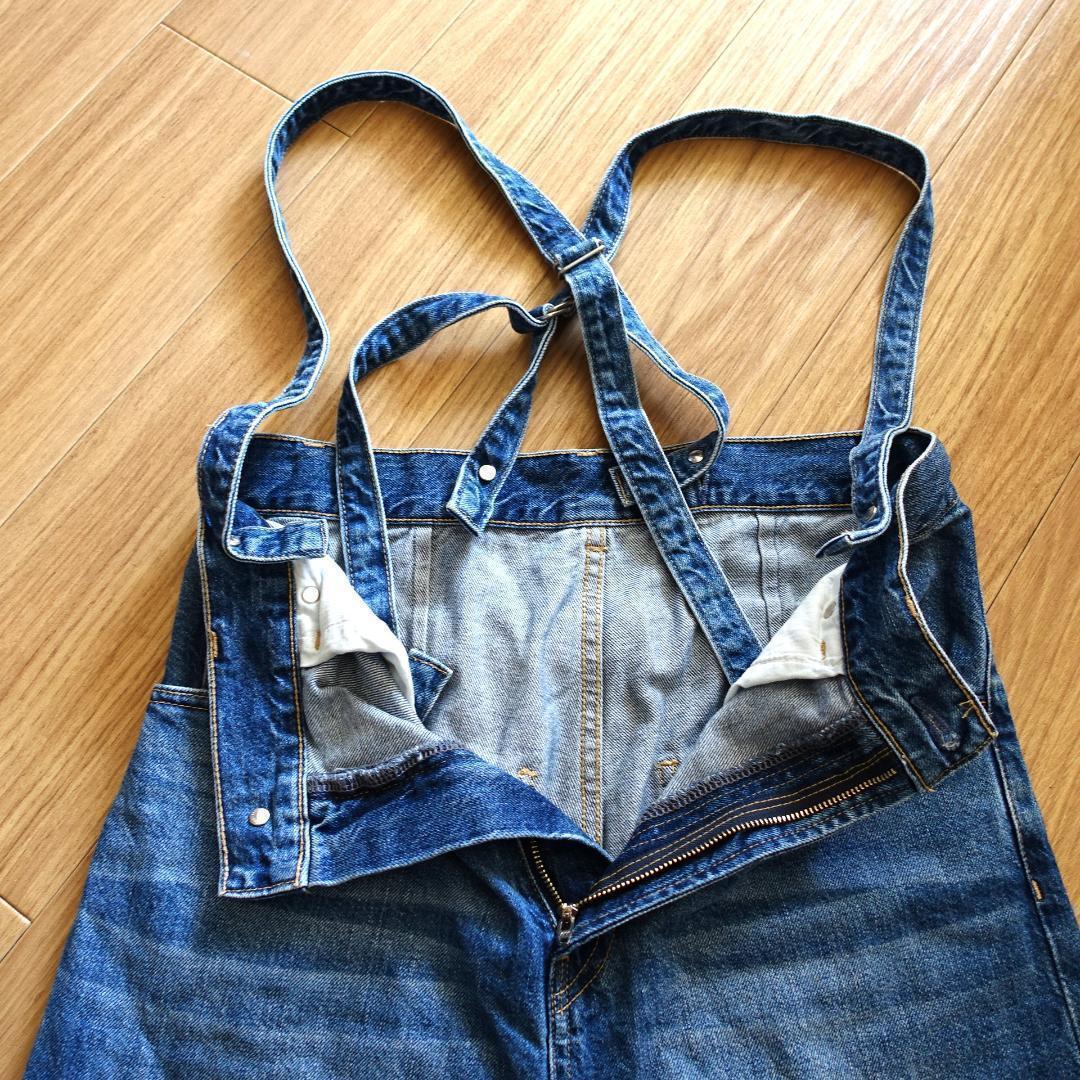 バンヤードストーム　サロペット ワイド パンツ デニム ジーンズ 0サイズ