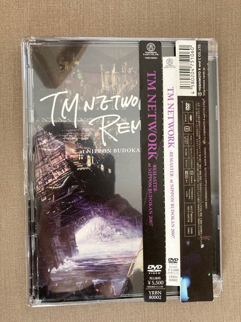 TM NETWORK　REMASTER　DVD　ステッカー付き　TMネットワーク