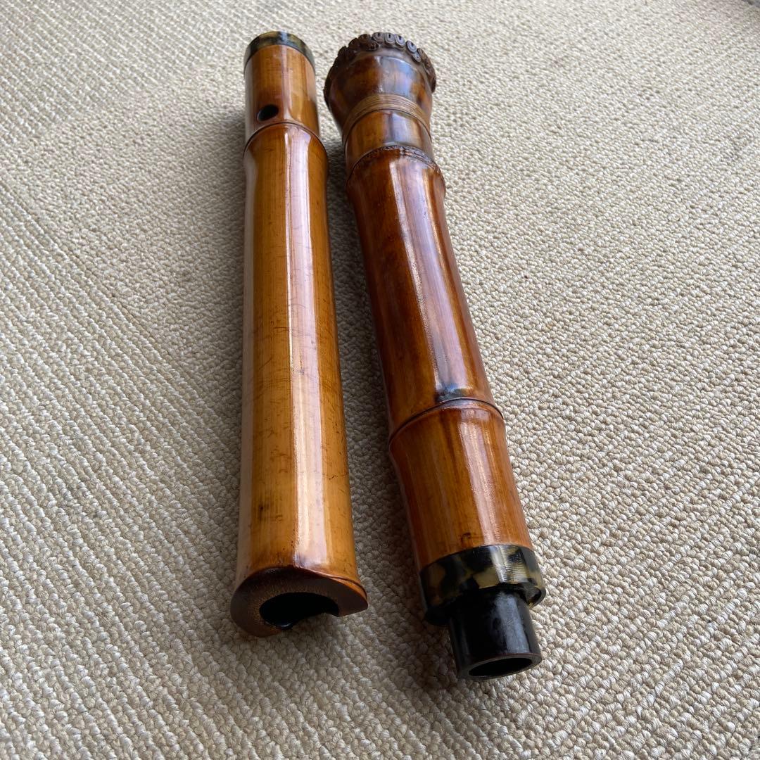 237尺八本体 一尺八寸管　竹製 5穴