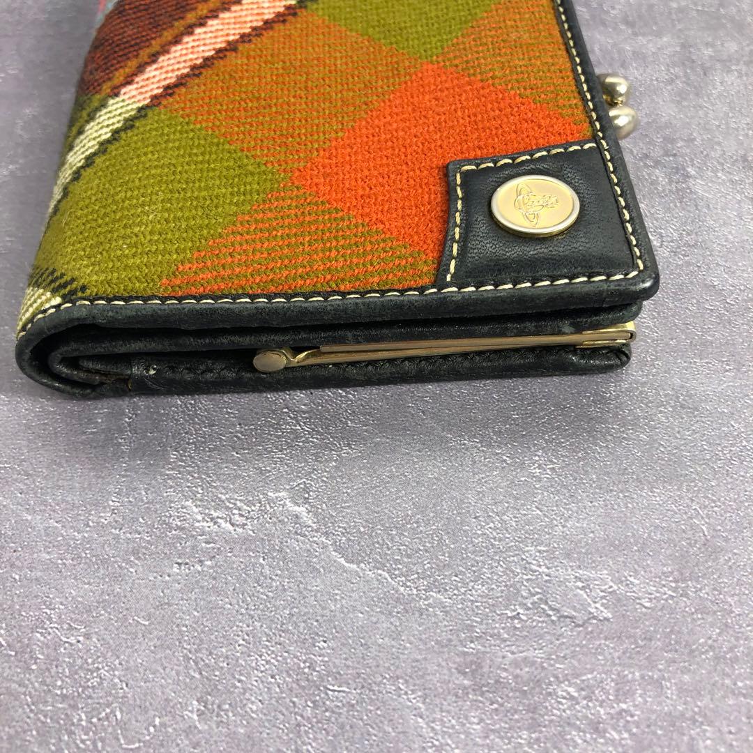 ✨️希少✨️ ヴィヴィアンウエストウッド 2つ折り財布 がま口 ダービーチェック