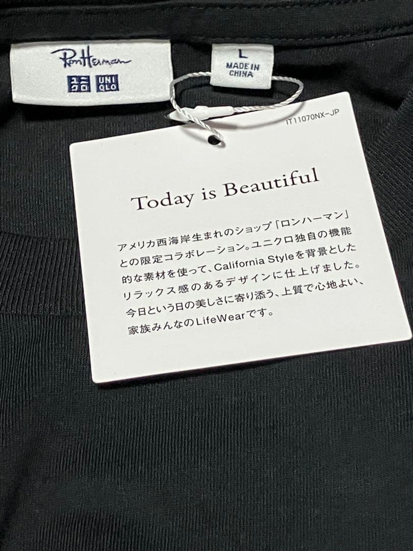 ユニクロ　ロンハーマン　tシャツ Lサイズ　2枚セット