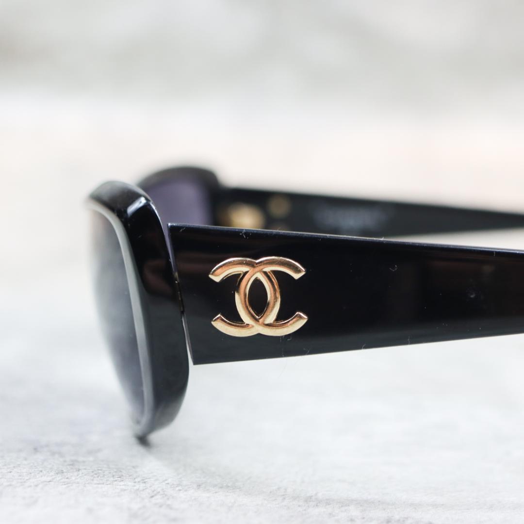 CHANEL シャネル サングラス ブラック ココマーク ゴールド ユニセックス