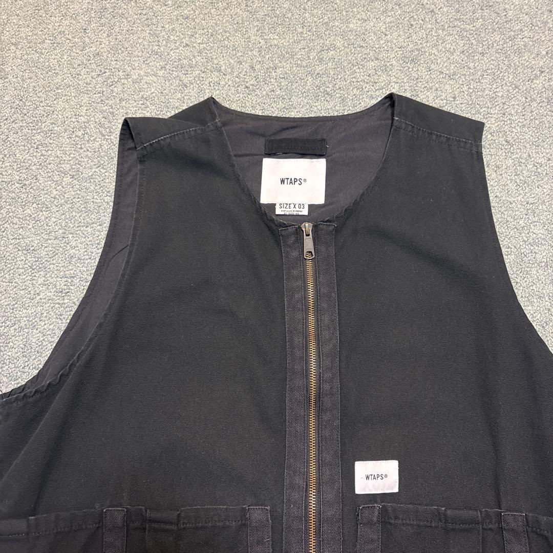WTAPS タップス　ベスト　ミリタリー　mill ブラック　サイズ03