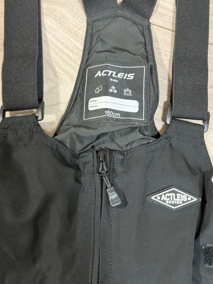 【着用1回】ACTLEIS スキーウェア 150 セット キッズ スノボ 美品