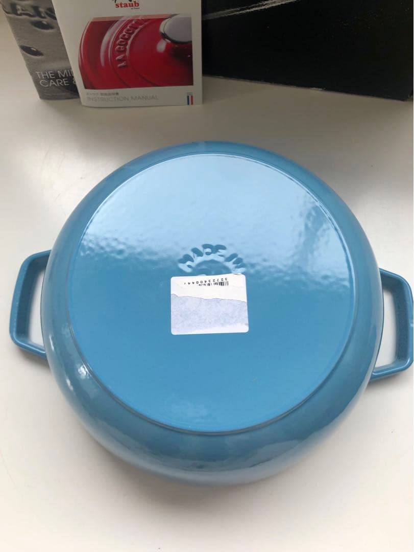 タイムセール【新品】ストウブ フルールドリス サックスブルー 24cm