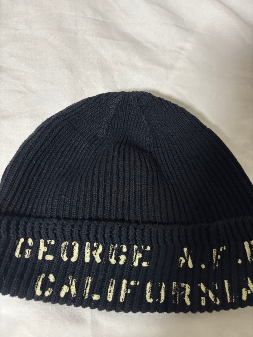 BUZZ RICKSON'S U.S.N. WATCH CAP COTTON 黒