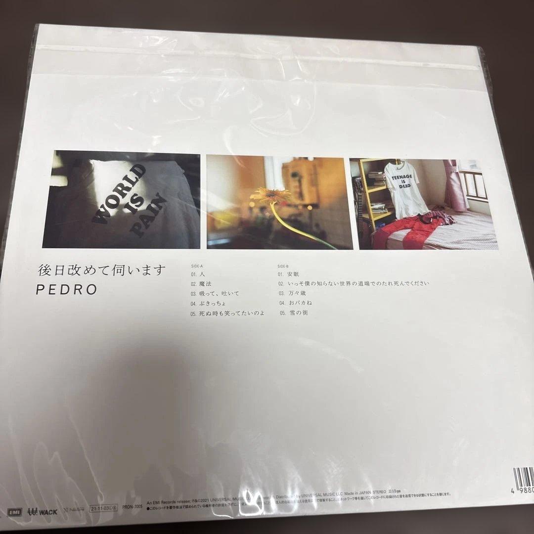 【レコード　アナログ】PEDRO 後日改めて伺います　ペドロ　BISH