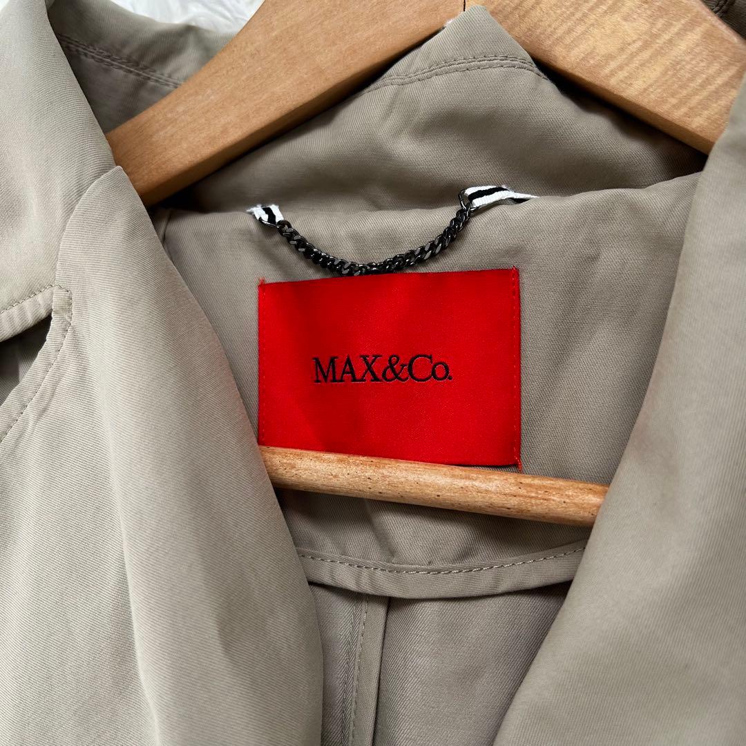 MAX&Co. 現行タグ 44 トレンチコート ベージュ ベルト付　ロング　3L