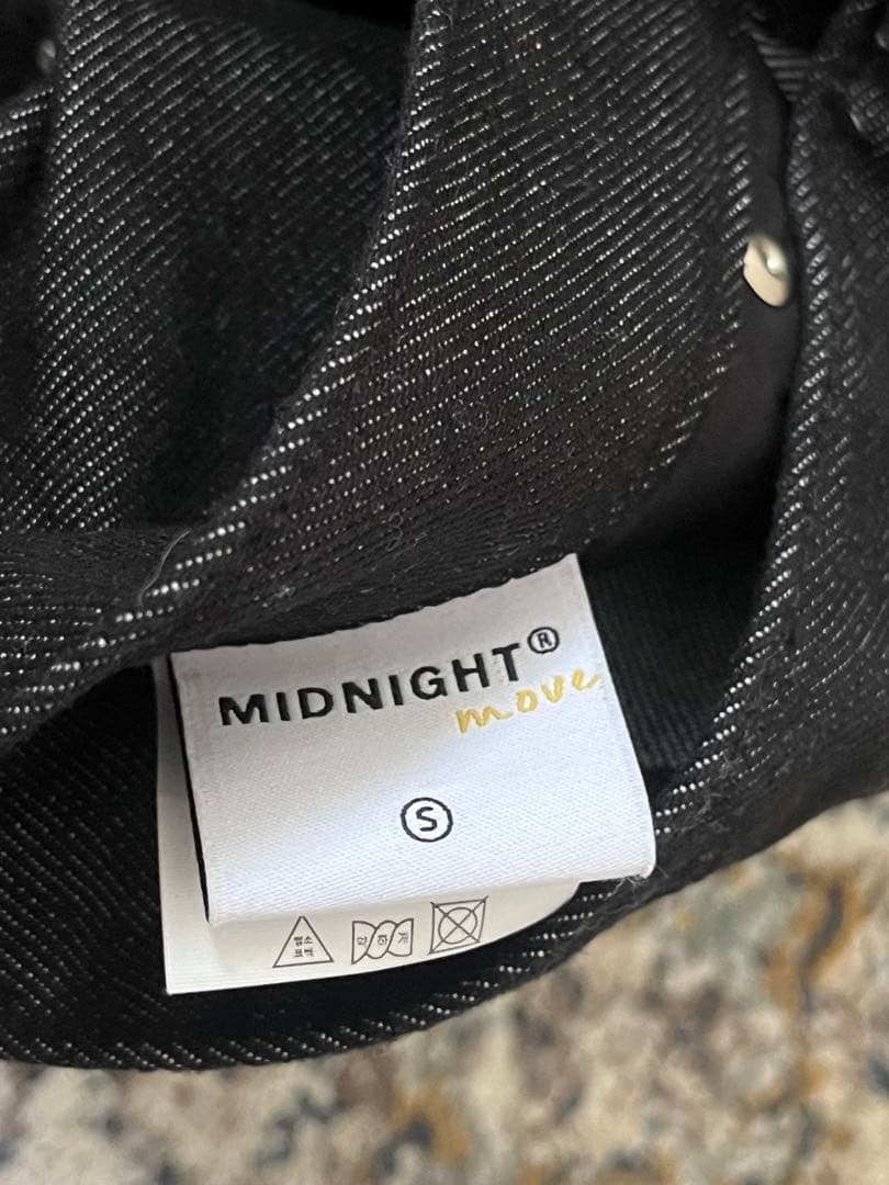 ［ムシンサ］MIDNIGHT MOVE スタッズ付きブラックデニムパンツ　未使用